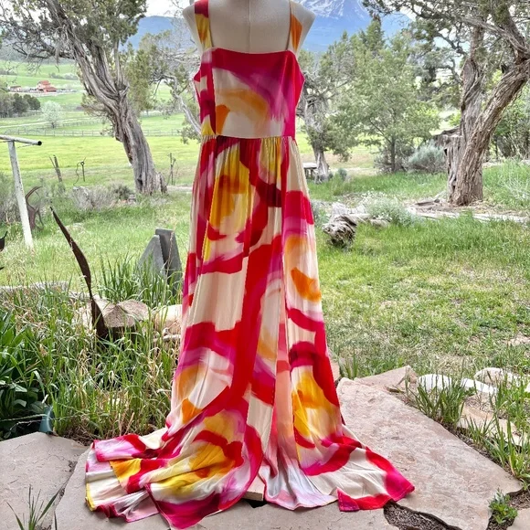 knee length dresses for ladies Amanda Uprichard Florence Maxi main image 1